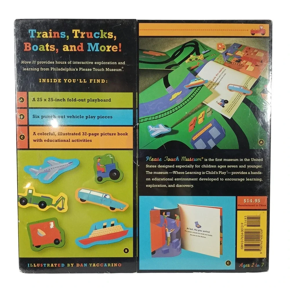 Move It Play-and-Learn Kit Please Touch Museum‎ Dan Yaccarino Sealed 0762400129
